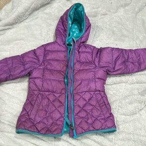 Purple girls winter jacket